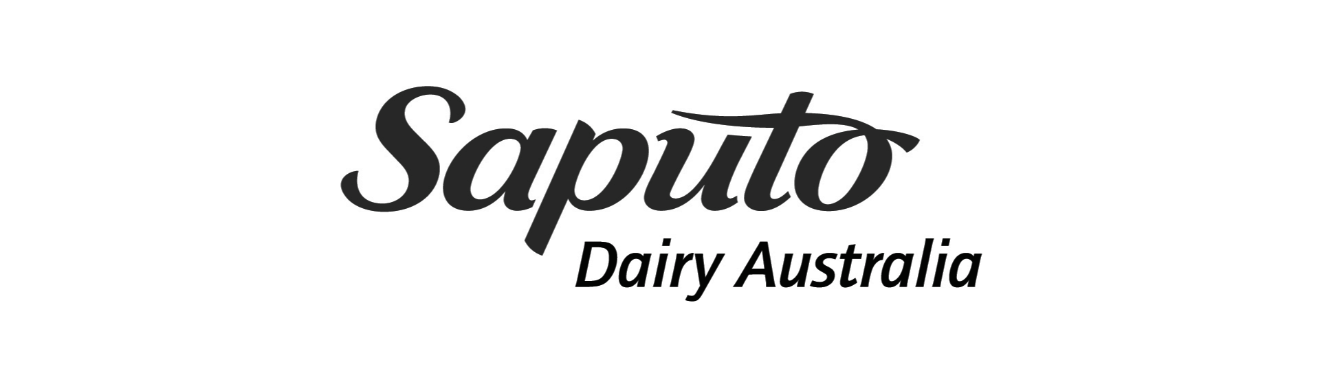 Saputo logo black text